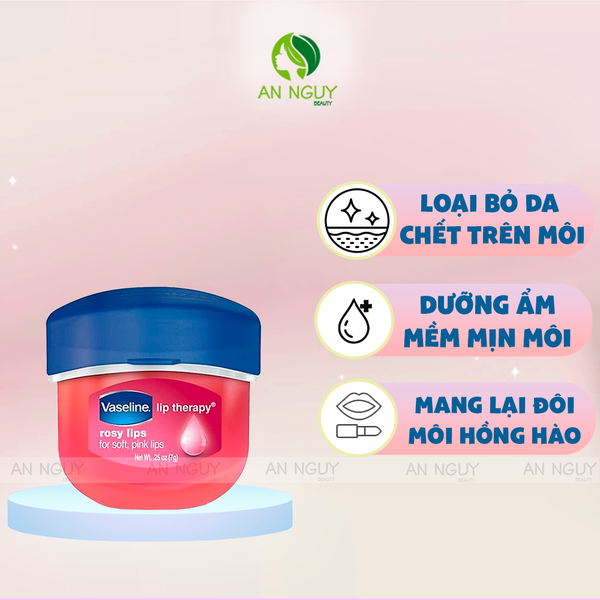 Sáp Dưỡng Môi Vaseline Lip Therapy Dưỡng Môi Hồng Hào