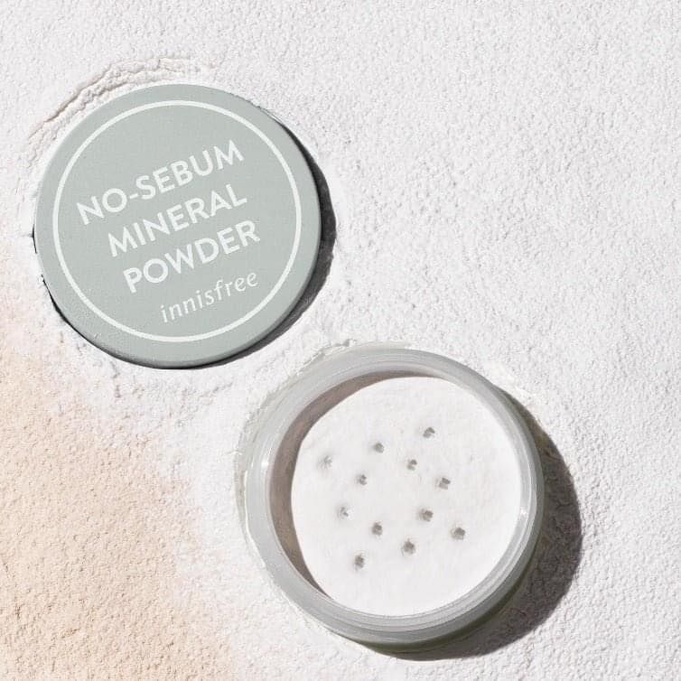 Phấn Phủ Innisfree No-Sebum Mineral Powder Kiềm Dầu, Giúp Da Khô Thoáng 5gr