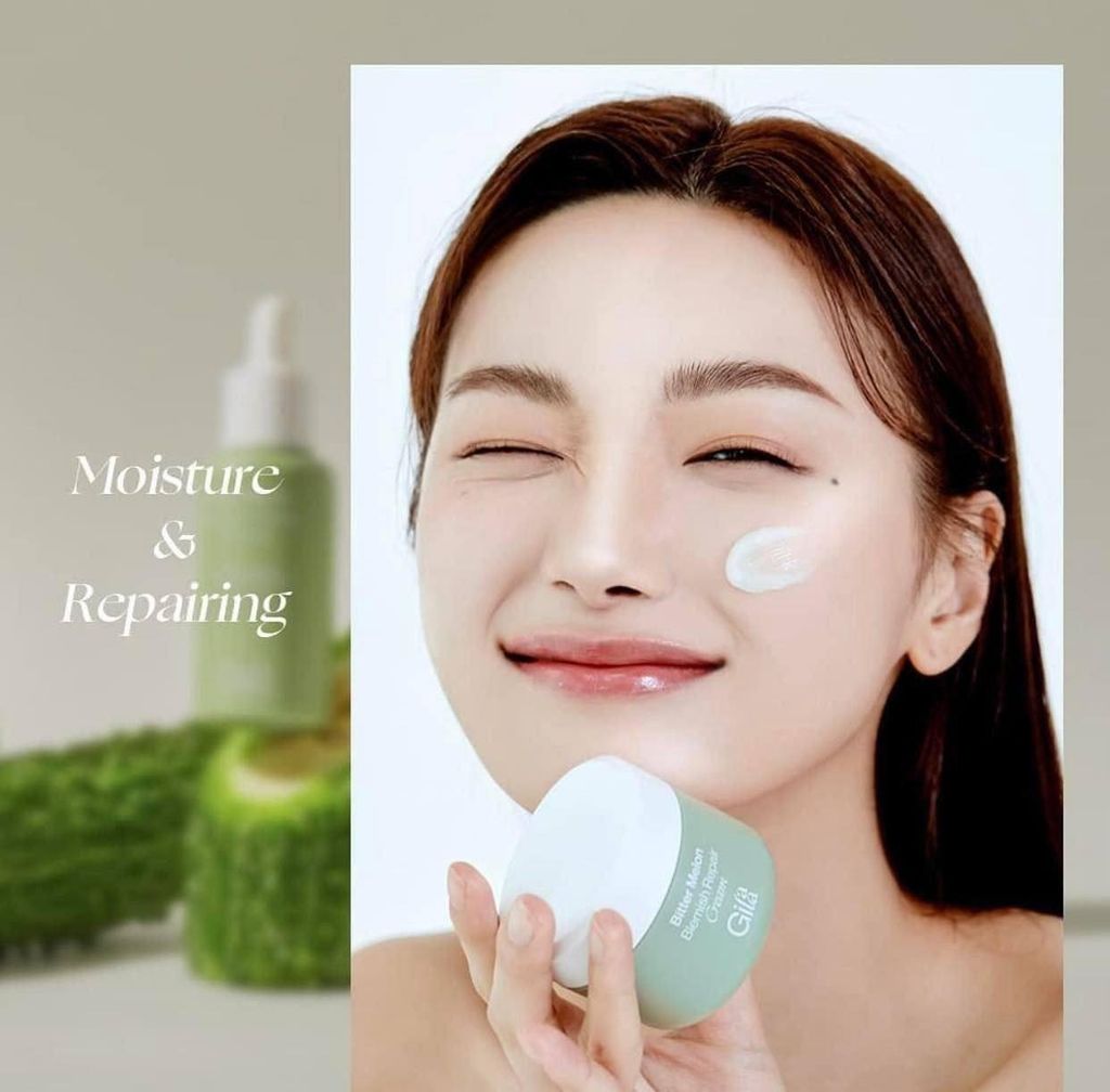 Kem Dưỡng Gilaa Bitter Melon Blemish Repair Cream Khổ Qua & B5 Phục Hồi Giảm Mụn 50ml