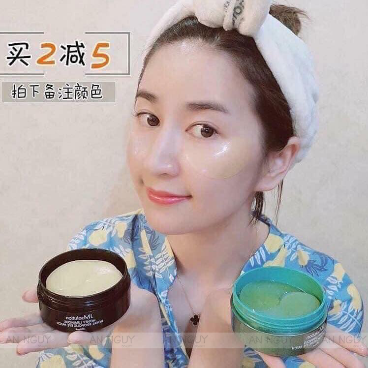 Mặt Nạ Mắt JMSolution Marine Luminous Pearl Deep Moisture Eye Mask 60 Miếng