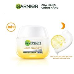 Mặt Nạ Ngủ Garnier Light Complex Sleeping Mask Dưỡng Sáng Da Ban Đêm