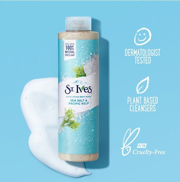 Sữa Tắm ST.Ives Body Wash Dưỡng Ẩm Tẩy Tế Bào Chết Và Chống Lão Hóa Da 650ml