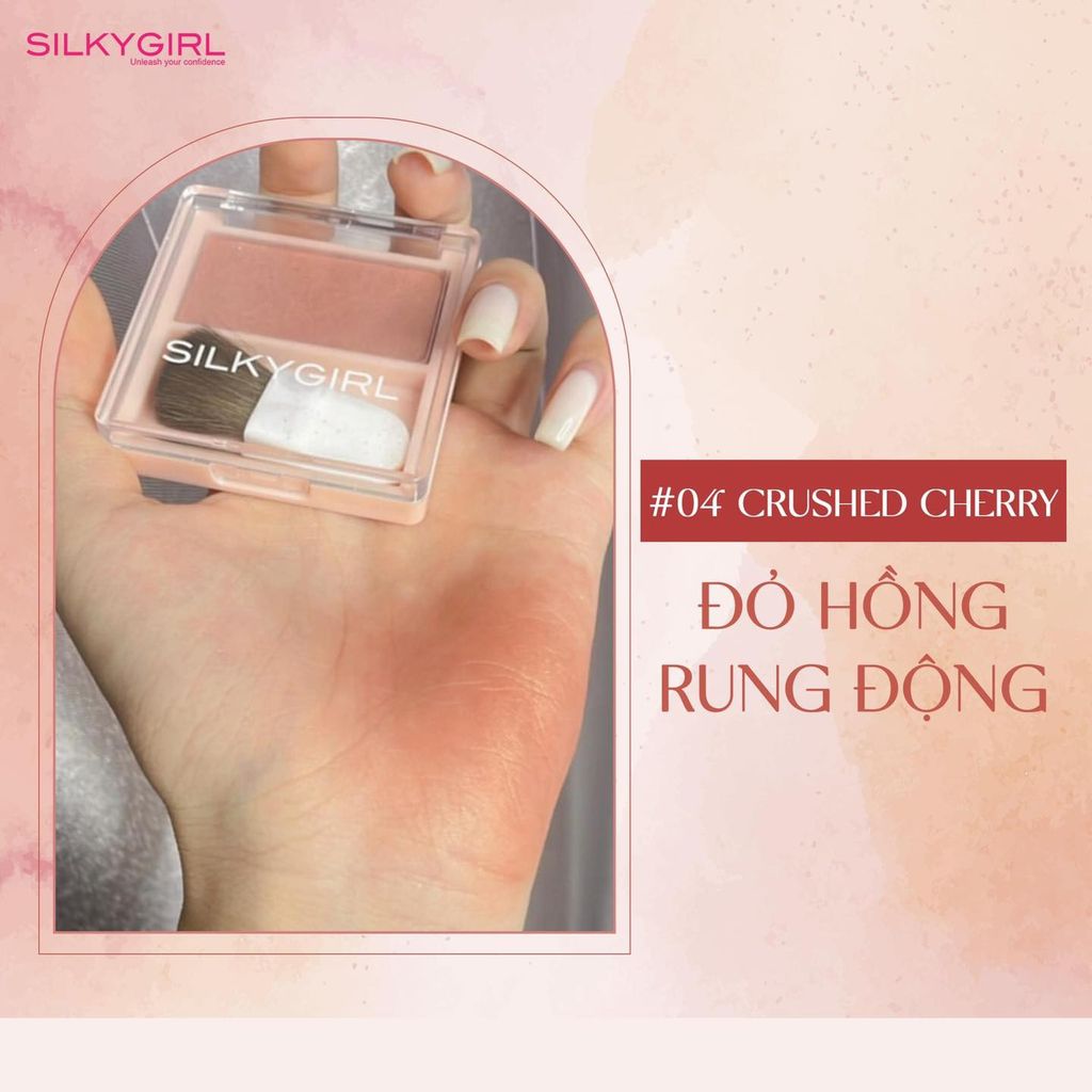 Phấn Má Hồng SilkyGirl Blush Hour Kèm Cọ 3gr