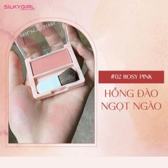 Phấn Má Hồng SilkyGirl Blush Hour Kèm Cọ 3gr