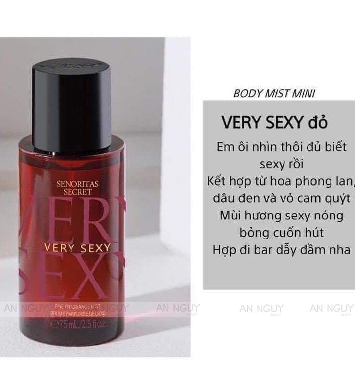 Xịt Thơm Victoria's Secret Very Sexy Fine Fragrance Mist