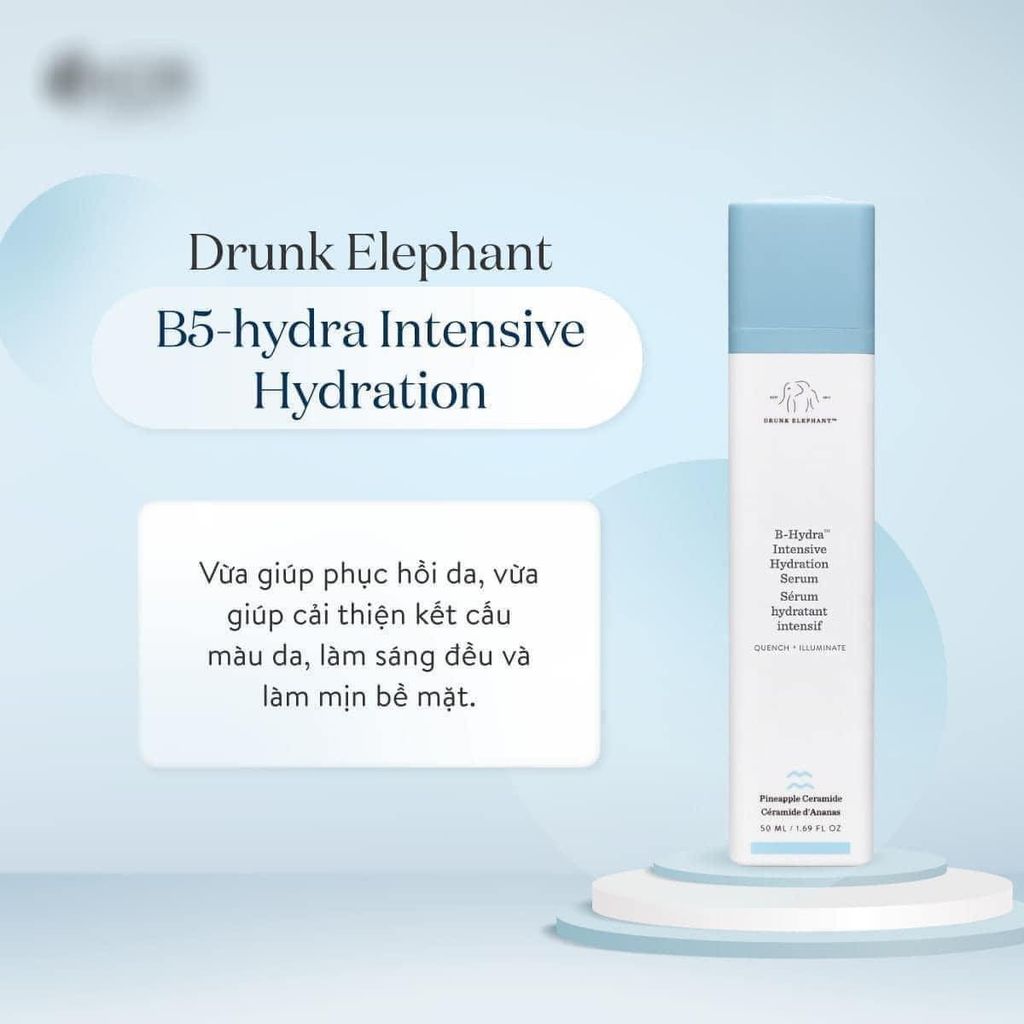 Serum Drunk Elephant B-Hydra Intensive Hydration Pro-Vitamin B5 Cấp Nước Và Phục Hồi Da 50ml