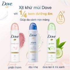 Xịt Khử Mùi Dove Moisturising Cream 48H 135ml