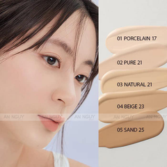 Phấn Nước Romand NU Zero Cushion SPF24/PA++ Mỏng Nhẹ Tự Nhiên 15gr