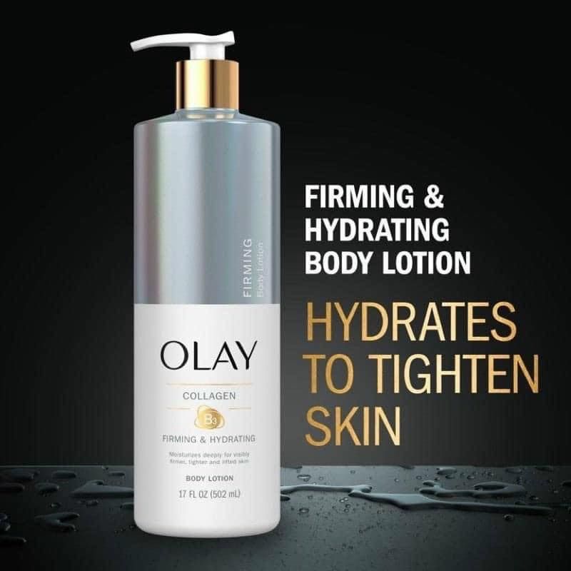 Dưỡng Thể Olay Collagen B3 Firming & Hydrating Body Lotion 502ml (Bản Mỹ)