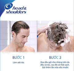 Dầu Gội & Xả Head & Shoulders Men Old Spice Pure Sport 2in1 Hương Nam Tính (Hàng Mỹ Nhập Khẩu)