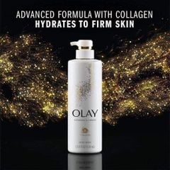 Sữa Tắm Olay Body Wash with Collagen and Vitamin B3, Cleansing & Firming 530ml