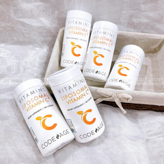 Viên Uống CodeAge Liposomal Vitamin C+ Chống Lão Hóa, Sáng Da, Tăng Cường Miễn Dịch 180 Viên