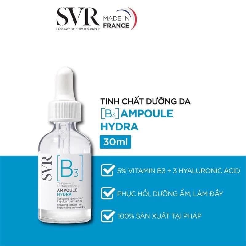 Tinh Chất SVR B3 Ampoule Hydra Ngừa Nếp Nhăn, Phục Hồi & Dưỡng Ẩm Da 30ml