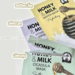 Mặt Nạ BOM Honey & Milk Mask Dưỡng Ẩm, Phục Hồi Da 25gr