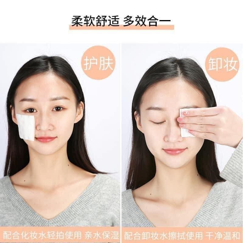 Bông Tẩy Trang Natural Cotton Pad 222 Miếng