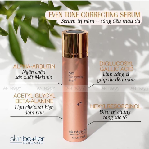 Tinh Chất Làm Giảm Nám, Sáng Da SkinBetter Science Even Tone Correcting Serum 50ml