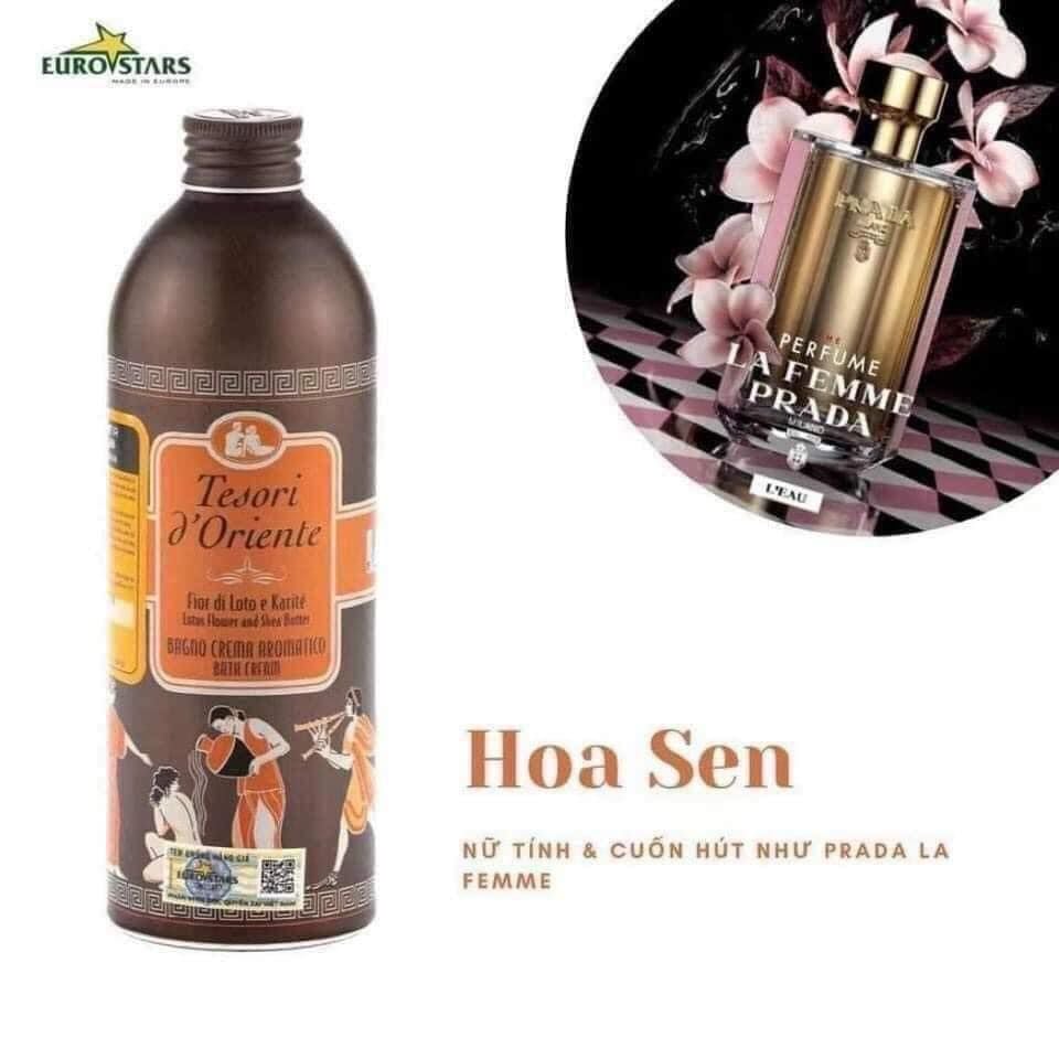 Sữa Tắm Hương Nước Hoa Tesori d'Oriente Shower Cream 500ml