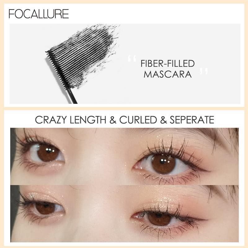 Mascara Focallure Longlash Water Proof  FA169 6gr - 01 Màu Đen