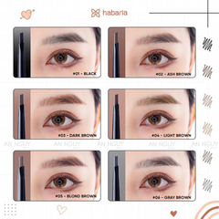 Chì Kẻ Mày 2 Đầu Habaria Pro Eyebrow Pencil 0.3gr