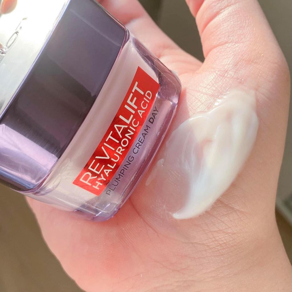 Kem Dưỡng L'Oreal Paris Revitalift Hyaluronic Acid Plumping Cream Day Cấp Ẩm Căng Mượt Da & Giảm Nếp Nhăn 15ml