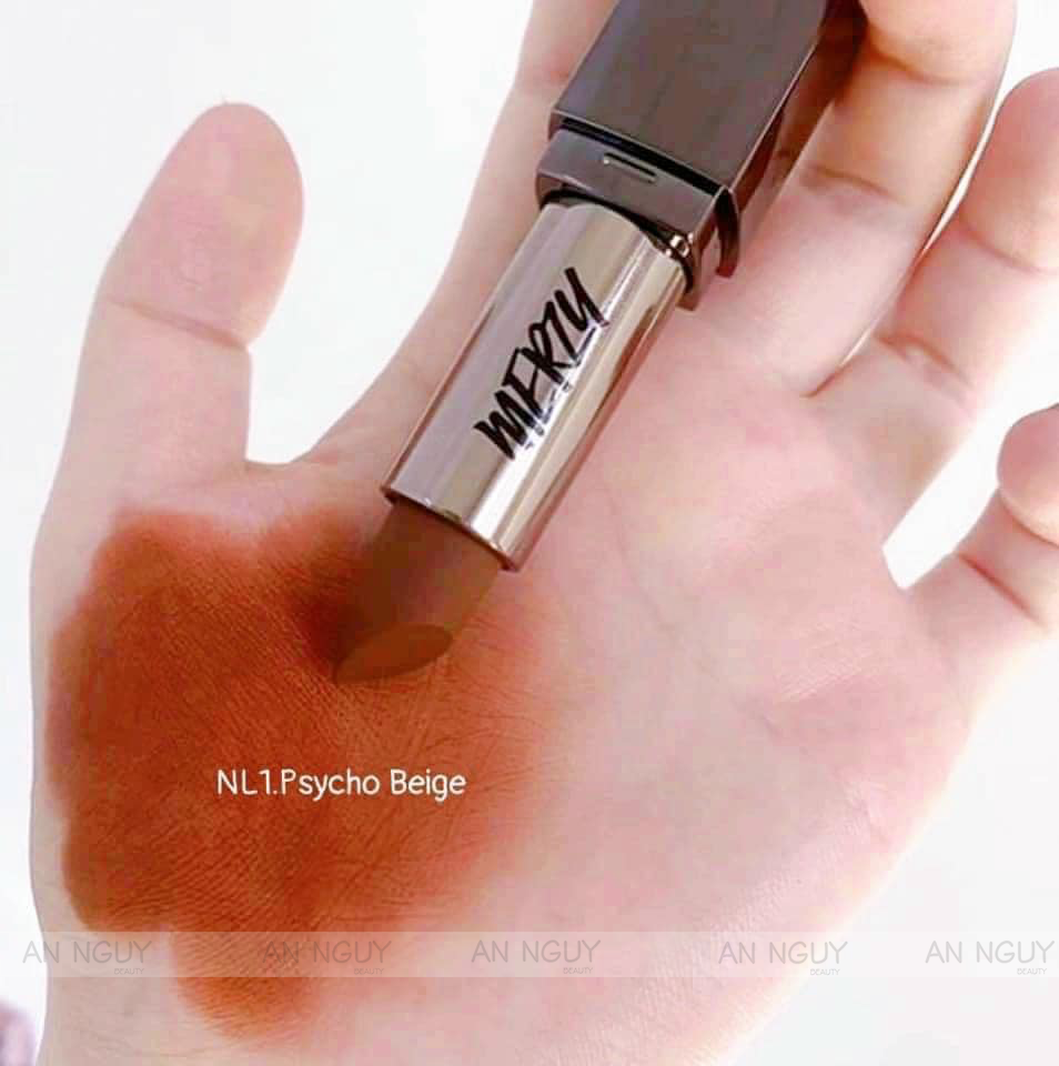 Son Thỏi Lì Merzy Noir In The Lipstick 3.3gr