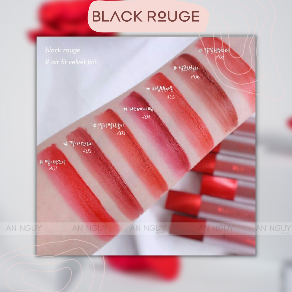 Son Kem Black Rouge Air Fit Velvet Tint (Version 1) The Red 4.5gr