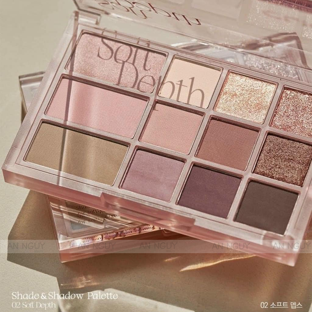 Bảng Phấn Mắt 12 Ô CLIO Shade & Shadow Palette (NEW)