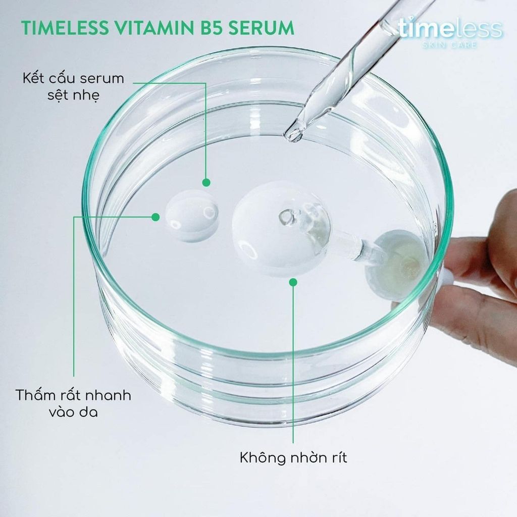 Serum Timeless Skin Care Vitamin B5 Hydration Serum Làm Dịu, Phục Hồi Da 30ml