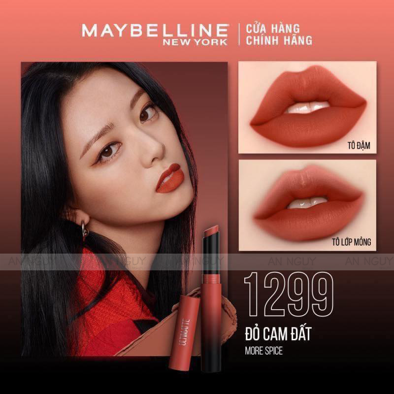 Son Thỏi Lì Mịn Nhẹ Môi Maybelline New York Color Sensational Ultimatte 1.7gr