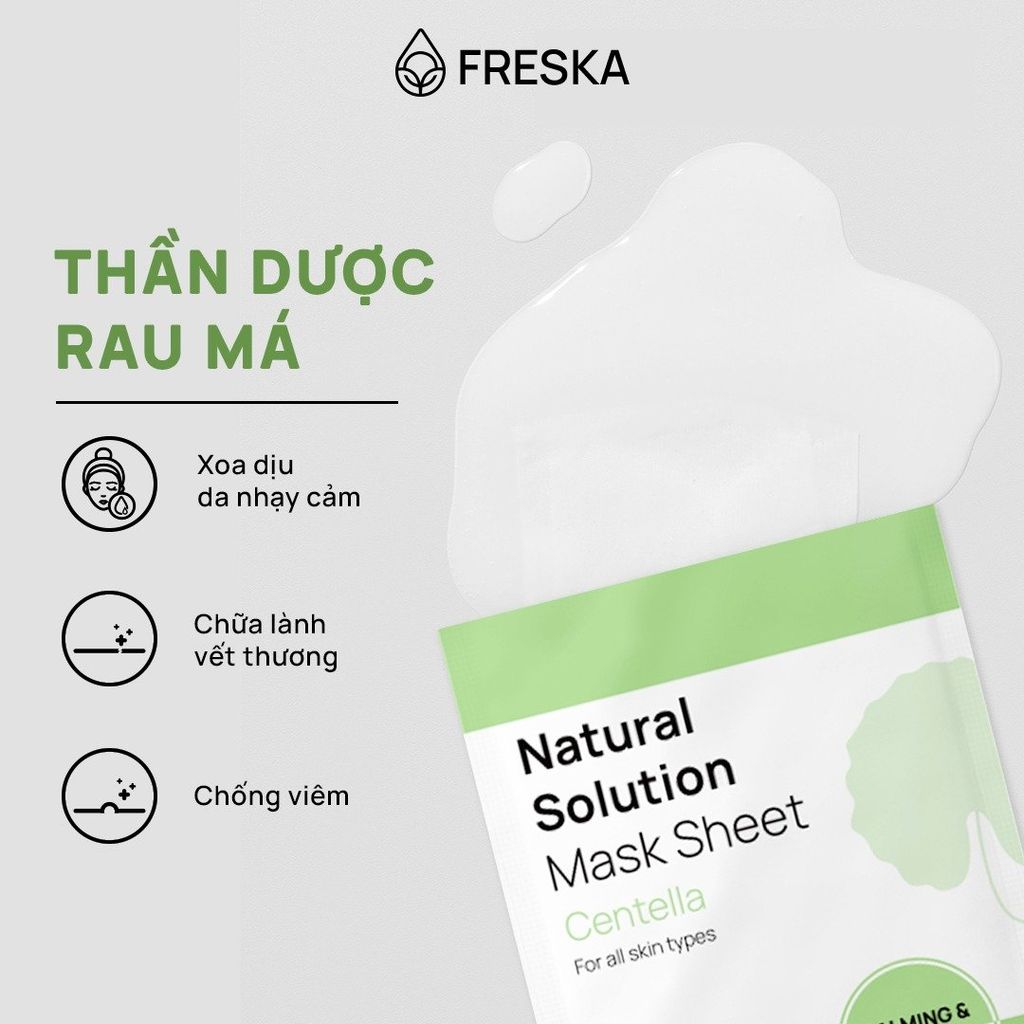 Mặt Nạ Dưỡng Da Freska Natural Solution Mask Sheet 25ml