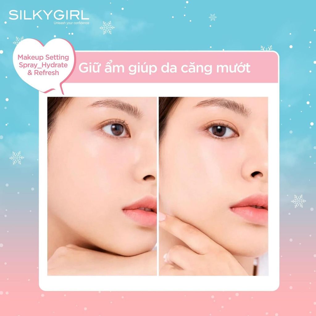 Xịt Khóa Nền Silkygirl Makeup Setting Spray 70ml