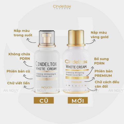 Kem Dưỡng Trắng INCUGEN Cindel Tox White Cream 50ml