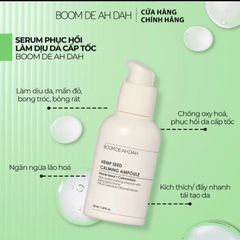 [Date 21/11/2024] Tinh Chất Boom De Ah Dah Hemp Seed Calming Ampoule Làm Dịu Da 50ml