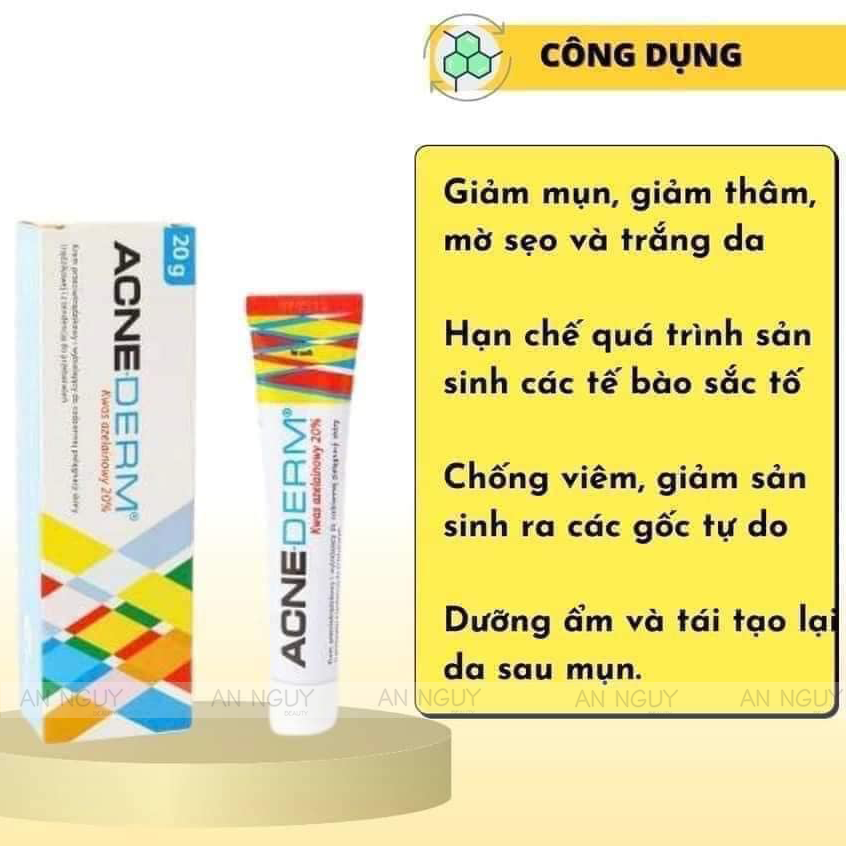 Kem Trị Mụn, Mờ Thâm Acne Derm Kwas Azelainowy 20% 20gr