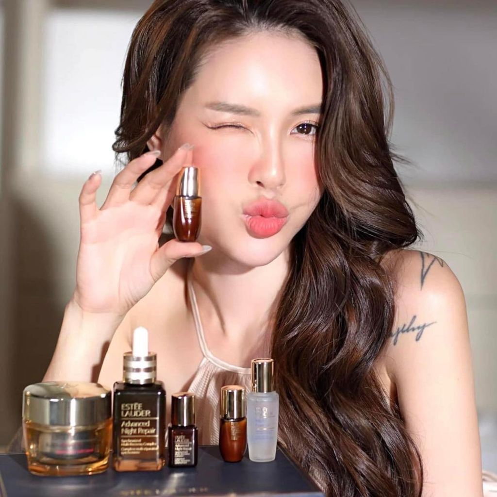 Set 2 Món Dưỡng ESTEE LAUDER Mini Power Pair Serum Advanced Night Repair 7ml + Kem Mắt 5ml (CTY)