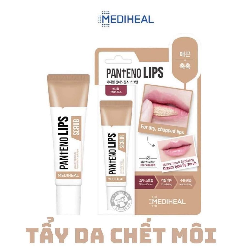 Tẩy Tế Bào Chết Môi Mediheal Pantenolips Scrub 10ml