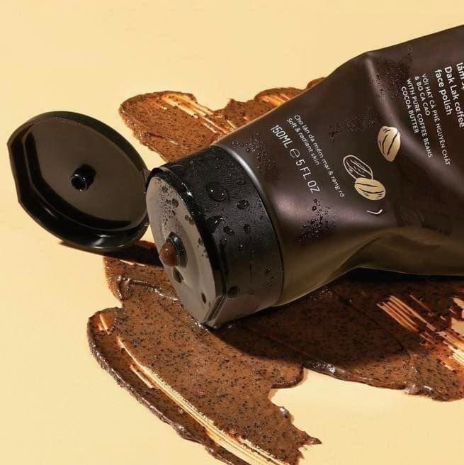 Tẩy Tế Bào Chết Mặt Cocoon Dak Lak Coffee Face Polish Từ Cà Phê Đắk Lắk 150ml