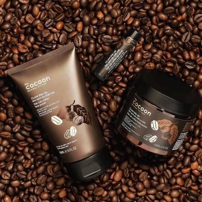 Tẩy Tế Bào Chết Mặt Cocoon Dak Lak Coffee Face Polish Từ Cà Phê Đắk Lắk 150ml