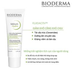 Kem Dưỡng Ẩm Bioderma Sébium Hydra Giảm Khô Căng, Bong Tróc Da Mụn 40ml