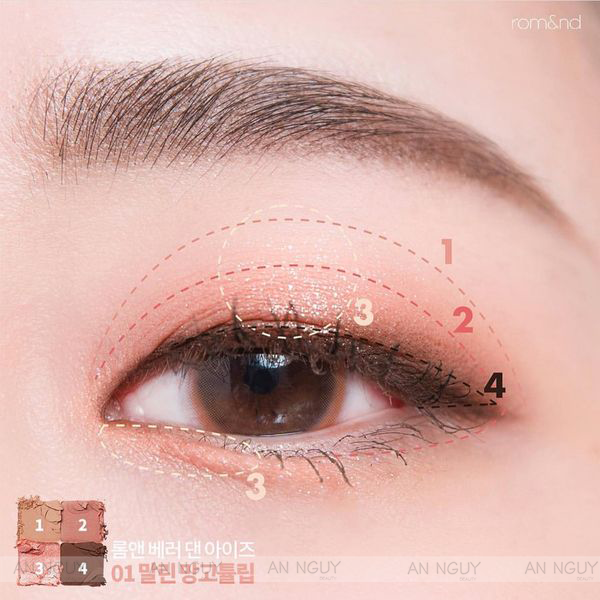 Phấn Mắt 4 Ô Romand Better Than Eyes (Phiên Bản Original Series) Màu Siêu Xinh 6.5gr