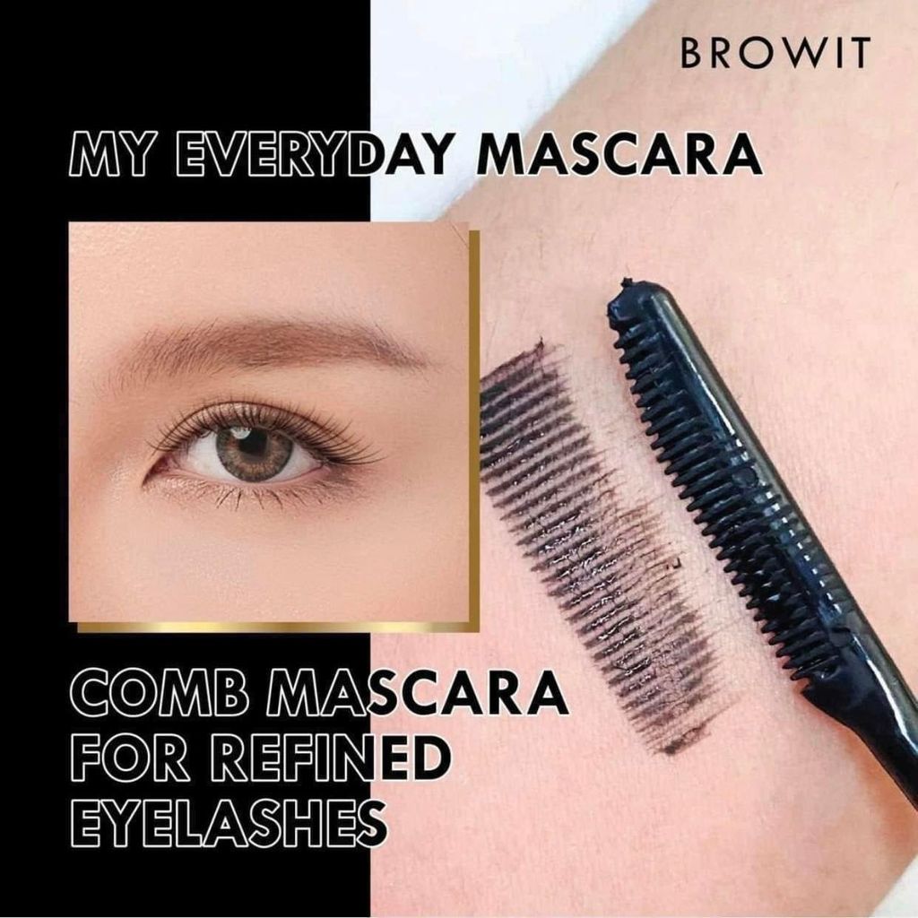 Mascara Browit By Nongchat My Everyday Endless Night Làm Dày, Dài Và Tơi Mi 5.5gr