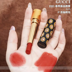 Son Thỏi Gucci Rouge De Beauté Brillant Glow & Care Lip Colour 1.8gr #515 Devotion