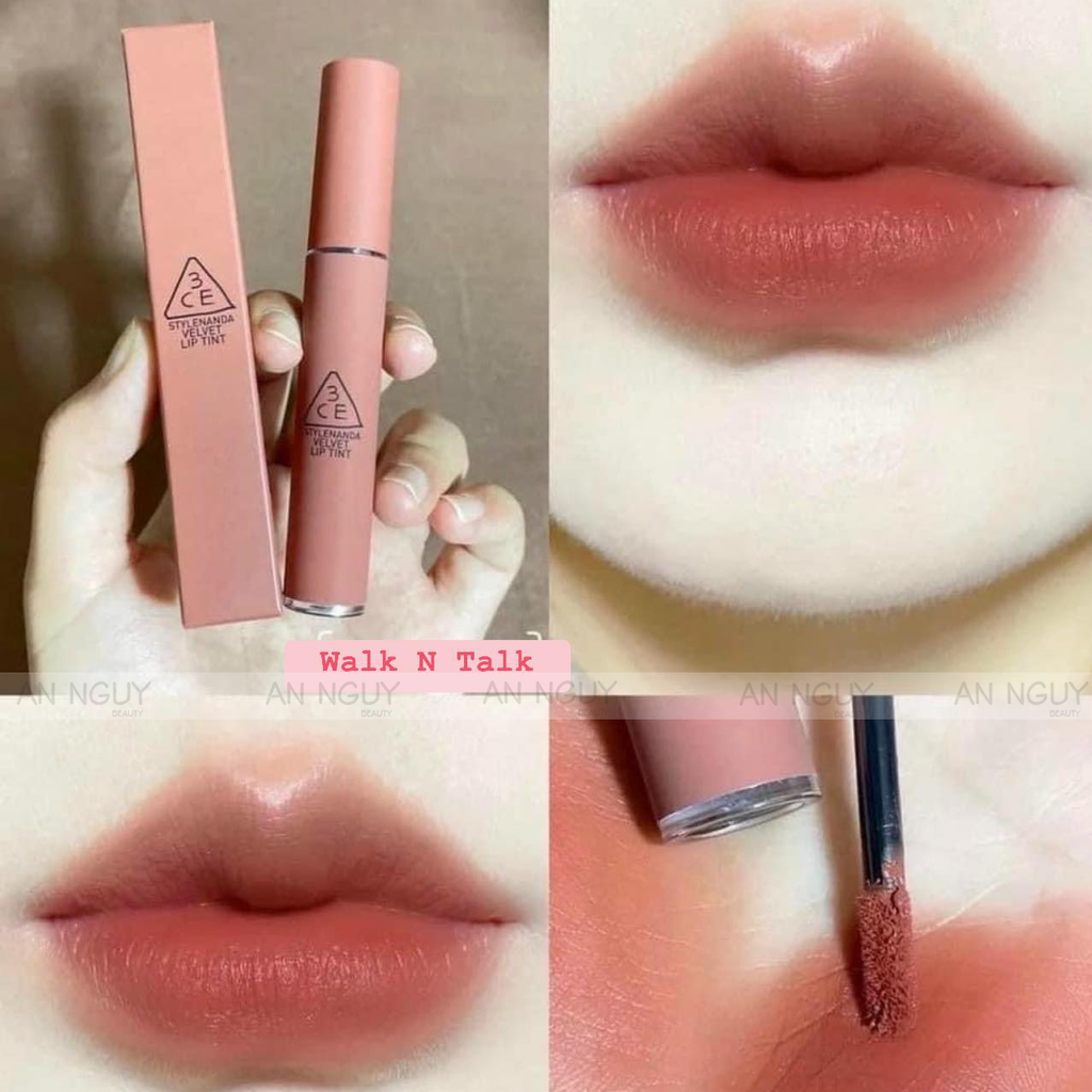 Son Kem Lì 3CE Velvet Lip Tint Lên Chuẩn Màu, Mịn Mượt 4gr