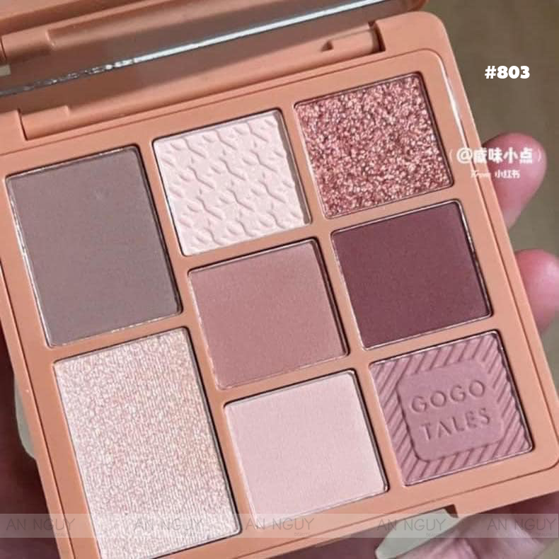 Bảng Phấn Mắt 8 Ô Gogo Tales Retro Mist Eyeshadow Palette 11.5gr