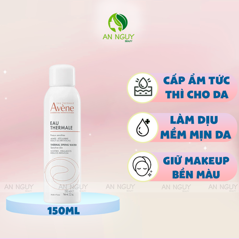 Xịt Khoáng Avène Thermal Spring Water Cấp Nước, Làm Dịu & Giảm Kích Ứng