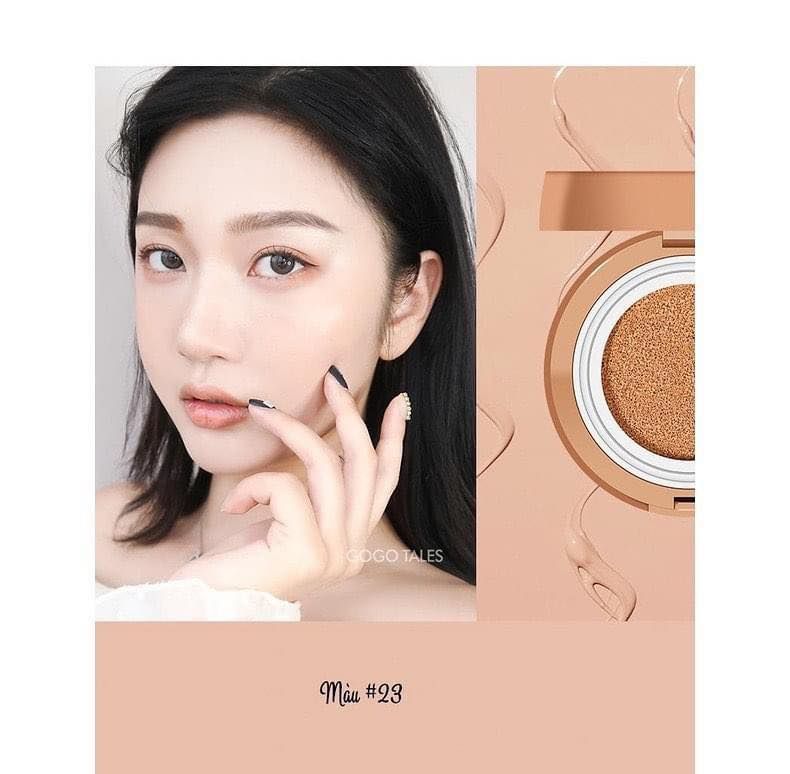 Phấn Nước 2 Lõi Gogo Tales Moist Air Cushion Cream 13g (Kèm Lõi)