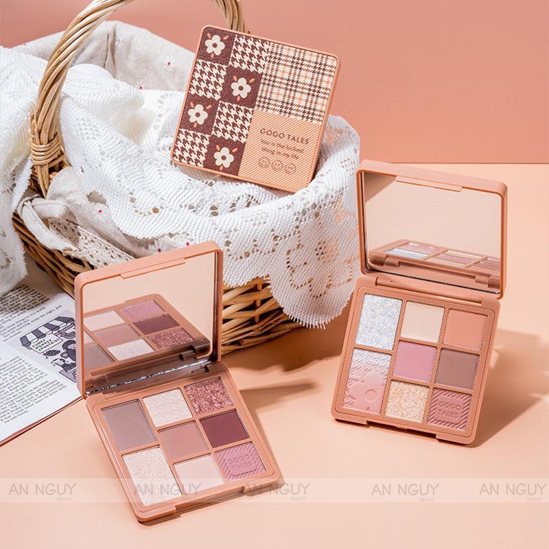 Bảng Phấn Mắt 8 Ô Gogo Tales Retro Mist Eyeshadow Palette 11.5gr