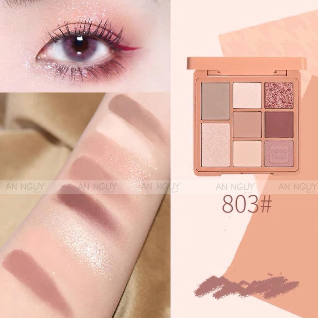 Bảng Phấn Mắt 8 Ô Gogo Tales Retro Mist Eyeshadow Palette 11.5gr