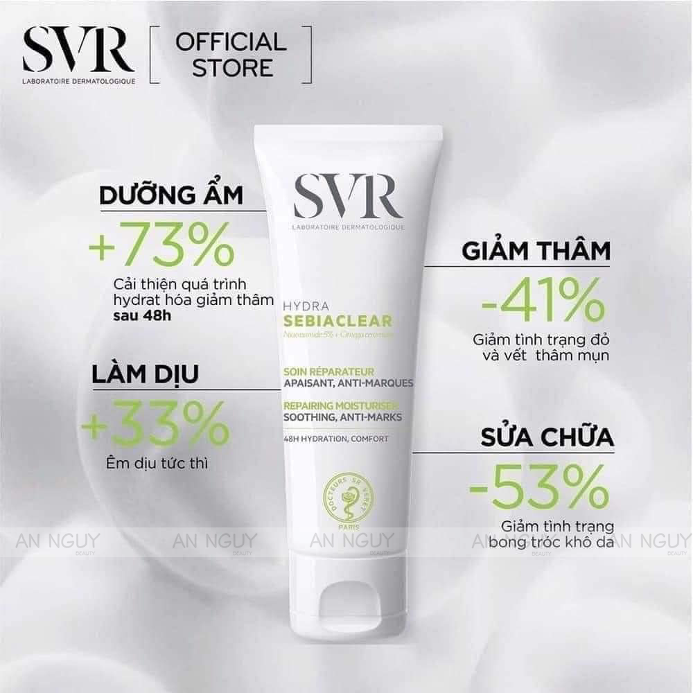 Kem Dưỡng Ẩm SVR Sebiaclear Hydra Cho Da Dầu Mụn 40ml