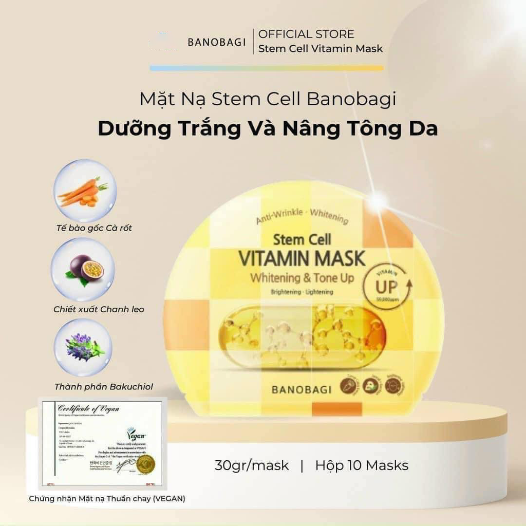 Mặt Nạ Banobagi Stem Cell Vitamin Mask 30gr